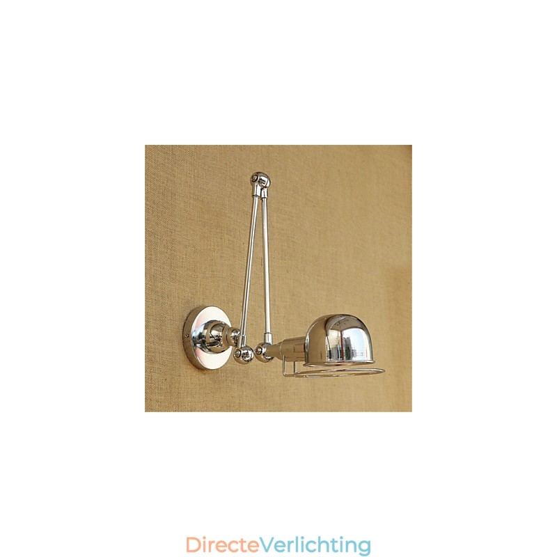 Moderne eigentijdse landelijke chromen functie voor zwenkarm oogbescherming downlight zwenkarm verlichting muur