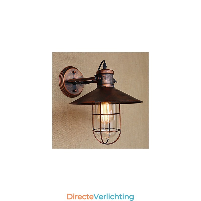 Rustieke Lodge Country Retro Schilderij Kenmerk voor Mini Stijl Downlight Wandlampen
