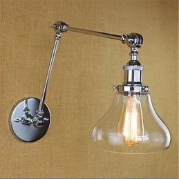 Landelijk Retro Gegalvaniseerd Kenmerk voor Mini Stijl Oogbescherming Omgevingslicht Zwenkarmlampen Muur