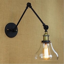 Landelijk Retro Gegalvaniseerd Kenmerk voor Mini Stijl Oogbescherming Omgevingslicht Zwenkarmlampen Muur