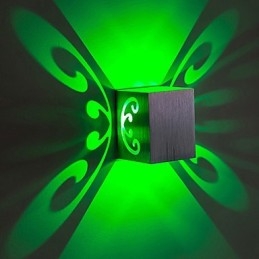 Moderne lichte aluminium wandlamp met plafondbevestiging, decoratieve wandlampen