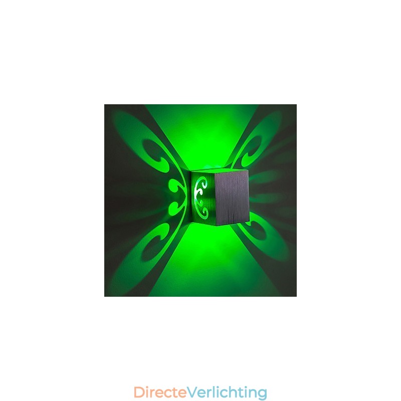Moderne lichte aluminium wandlamp met plafondbevestiging, decoratieve wandlampen