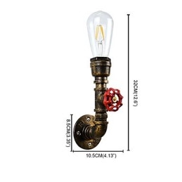 Wandlamp Wandlampen Wandlamp Ijzeren Wandlamp Dumb Black Lightsaber Lamp Aan De Muur