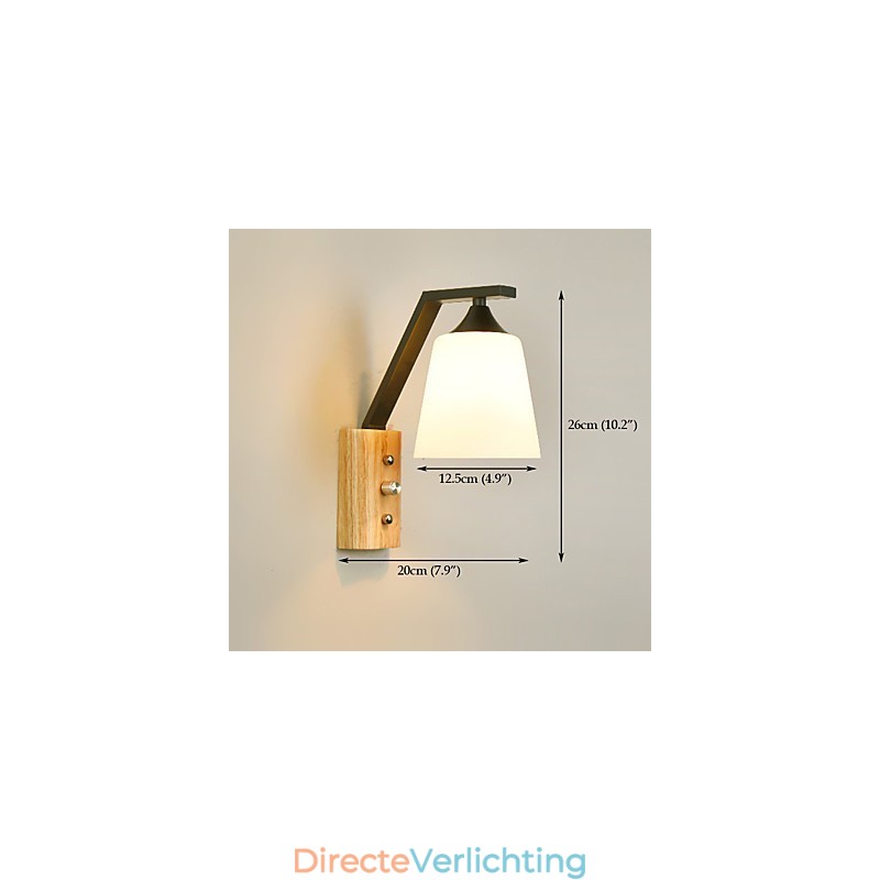 Traditionele klassieke landelijke retro schilderijfunctie voor wandlampen wandlamp
