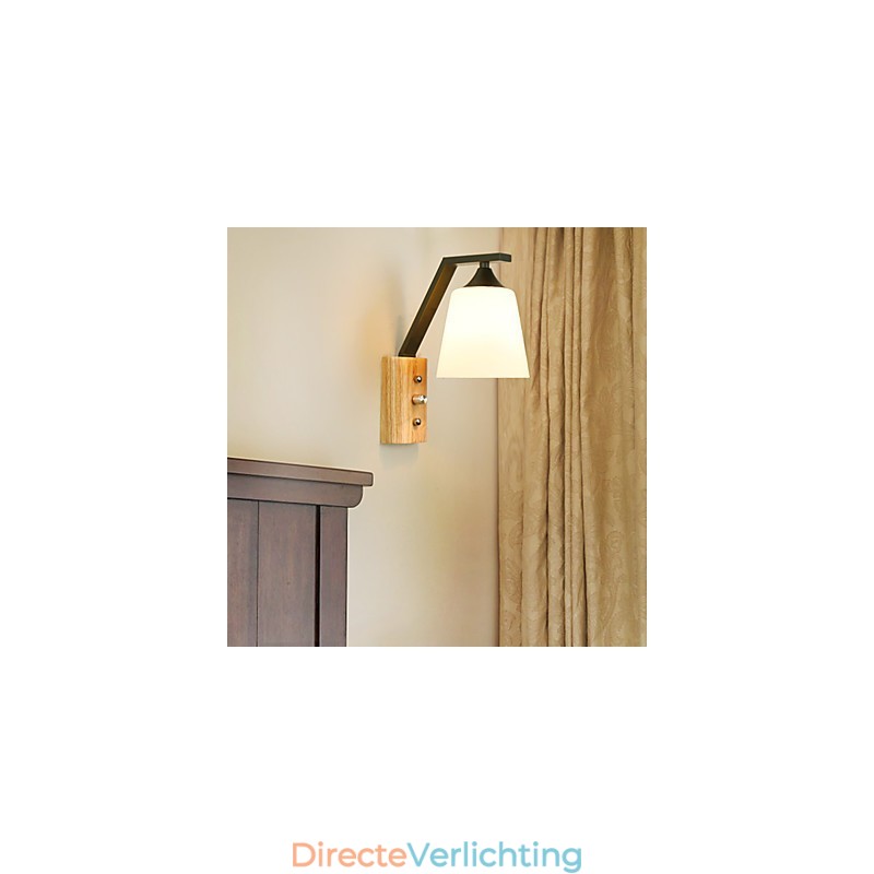 Traditionele klassieke landelijke retro schilderijfunctie voor wandlampen wandlamp