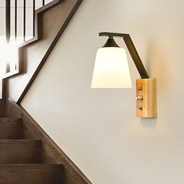 Traditionele klassieke landelijke retro schilderijfunctie voor wandlampen wandlamp