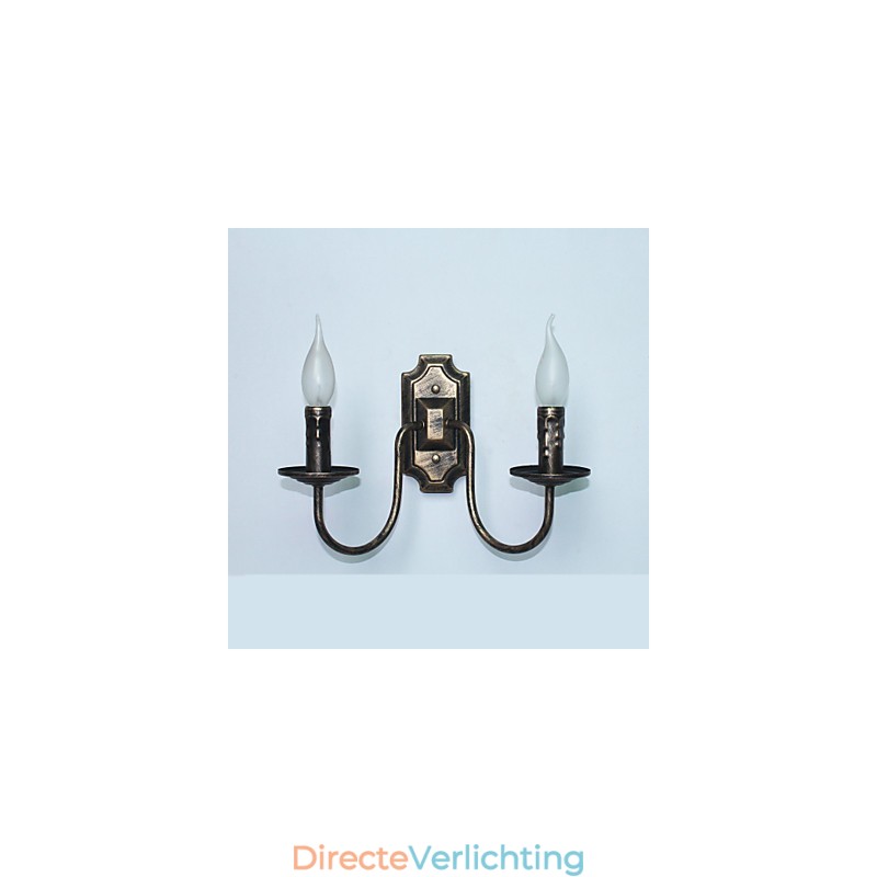 Retro Eenvoudige Wandlamp Gang Hal Dubbele Hoofdlamp Slaapkamer Woonkamer Wandlamp Verlichting