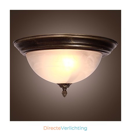 Antiek geïnspireerde plafondlamp met 2 lampen Antiek geïnspireerde plafondlamp met 2 lampen