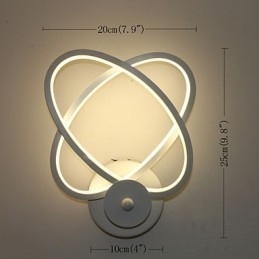 Creatieve Wandlamp Nachtkastje Muur Gang Studeerkamer Mode Aluminium Lamp