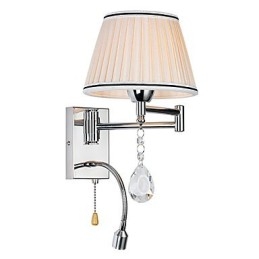 Wandlamp Modern Hedendaags Rustiek Lodge Modern Hedendaags Landelijk Chroom Kenmerk voor Kristallen Zwenkarm