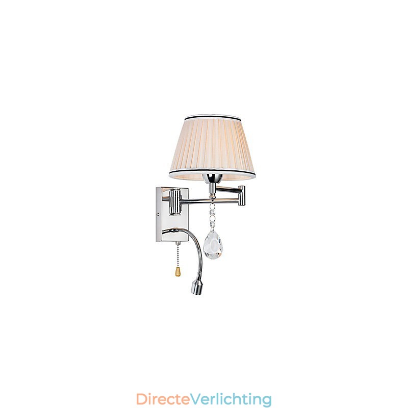 Wandlamp Modern Hedendaags Rustiek Lodge Modern Hedendaags Landelijk Chroom Kenmerk voor Kristallen Zwenkarm