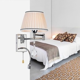 Wandlamp Modern Hedendaags Rustiek Lodge Modern Hedendaags Landelijk Chroom Kenmerk voor Kristallen Zwenkarm