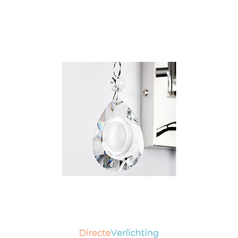 Wandlamp Modern Hedendaags Rustiek Lodge Modern Hedendaags Landelijk Chroom Kenmerk voor Kristallen Zwenkarm