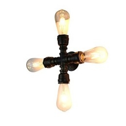 Rustieke Lodge Traditionele Klassieke Antieke Messing Kenmerk voor Sfeerverlichting Wandlampen Wandlamp