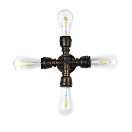 Rustieke Lodge Traditionele Klassieke Antieke Messing Kenmerk voor Sfeerverlichting Wandlampen Wandlamp