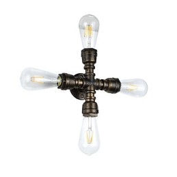 Rustieke Lodge Traditionele Klassieke Antieke Messing Kenmerk voor Sfeerverlichting Wandlampen Wandlamp