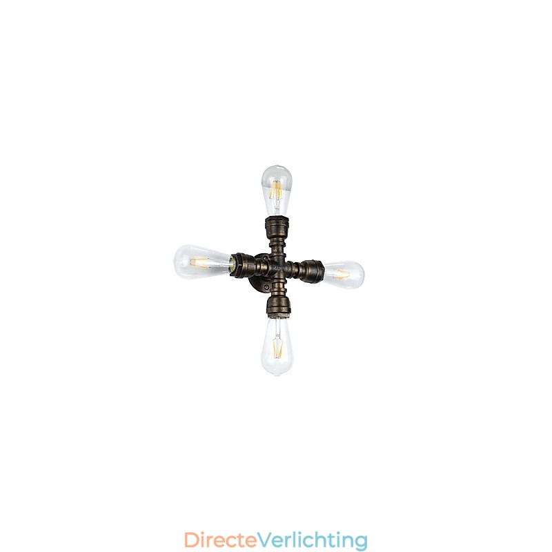 Rustieke Lodge Traditionele Klassieke Antieke Messing Kenmerk voor Sfeerverlichting Wandlampen Wandlamp