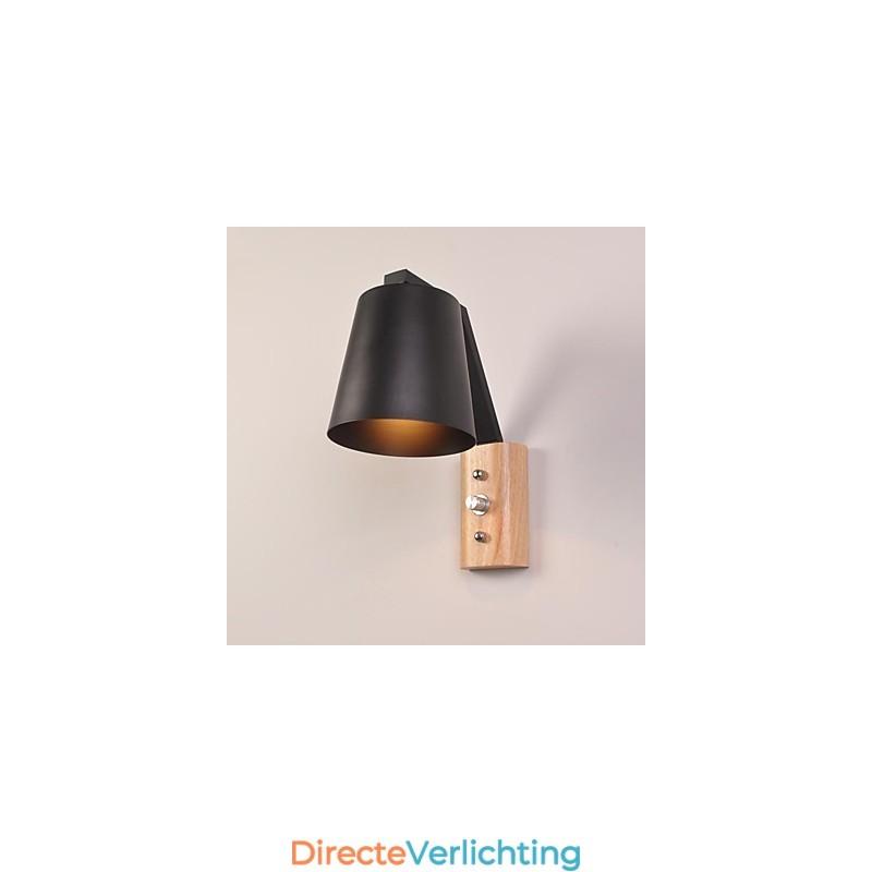 Moderne eigentijdse landelijke zwarte oxide afwerking kenmerk voor downlight wandlampen wandlamp