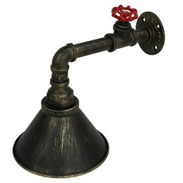 Loft Retro Industriële Wandlamp Restaurant En Bar Metalen Waterpijp Wandlamp