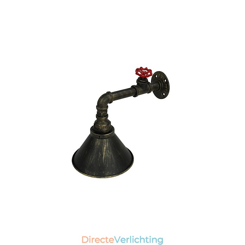 Loft Retro Industriële Wandlamp Restaurant En Bar Metalen Waterpijp Wandlamp