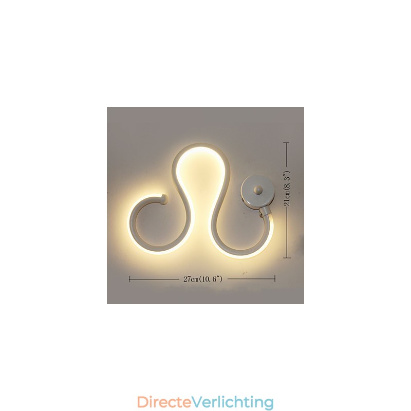 Moderne minimalistische lamp Aluminium lamp Slaapkamer nachtkastje lamp Decoratie ontwerpers gevormde gangverlichting Creatieve woonkamerlampen