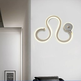 Moderne minimalistische lamp Aluminium lamp Slaapkamer nachtkastje lamp Decoratie ontwerpers gevormde gangverlichting Creatieve woonkamerlampen