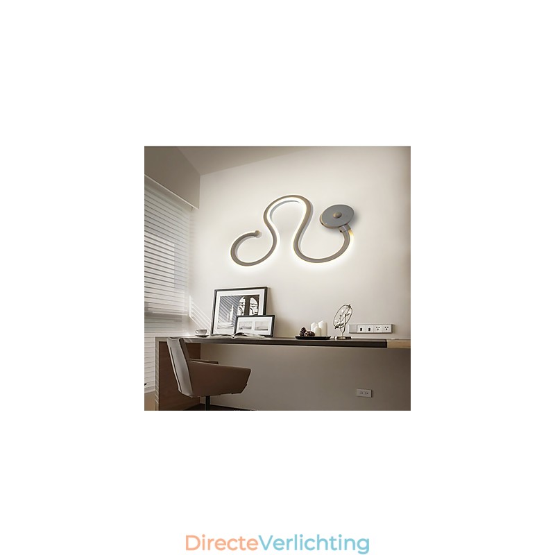 Moderne minimalistische lamp Aluminium lamp Slaapkamer nachtkastje lamp Decoratie ontwerpers gevormde gangverlichting Creatieve woonkamerlampen