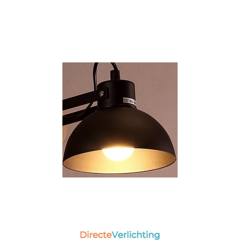 Moderne eigentijdse rustieke lodge schilderij kenmerk downlight wandlampen wandlamp