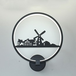 Moderne hedendaagse schilderfunctie voor sfeerverlichting Wandlampen Wandlamp