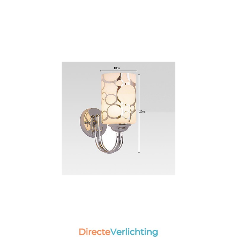 Metalen moderne eigentijdse inbouw- en plafondlamp met kenmerkende wandlampen Wandlamp