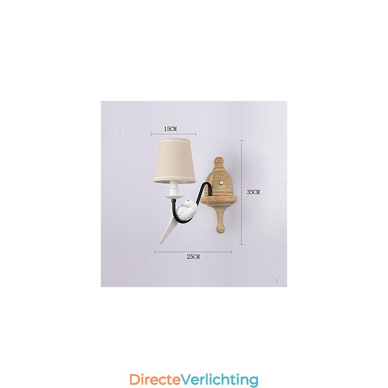 Rustieke Lodge Eenvoudige Vintage Schilderij Feature Ambient Light Wandlampen Wandlamp