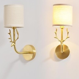 Eenvoudige vintage traditionele klassieke messing functie voor mini-stijl sfeerverlichting wandlampen wandlamp