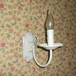 Eenvoudige moderne wandlamp kaars enkele koplamp gang nachtkastje lamp