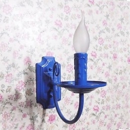 Eenvoudige moderne wandlamp kaars enkele koplamp gang nachtkastje lamp