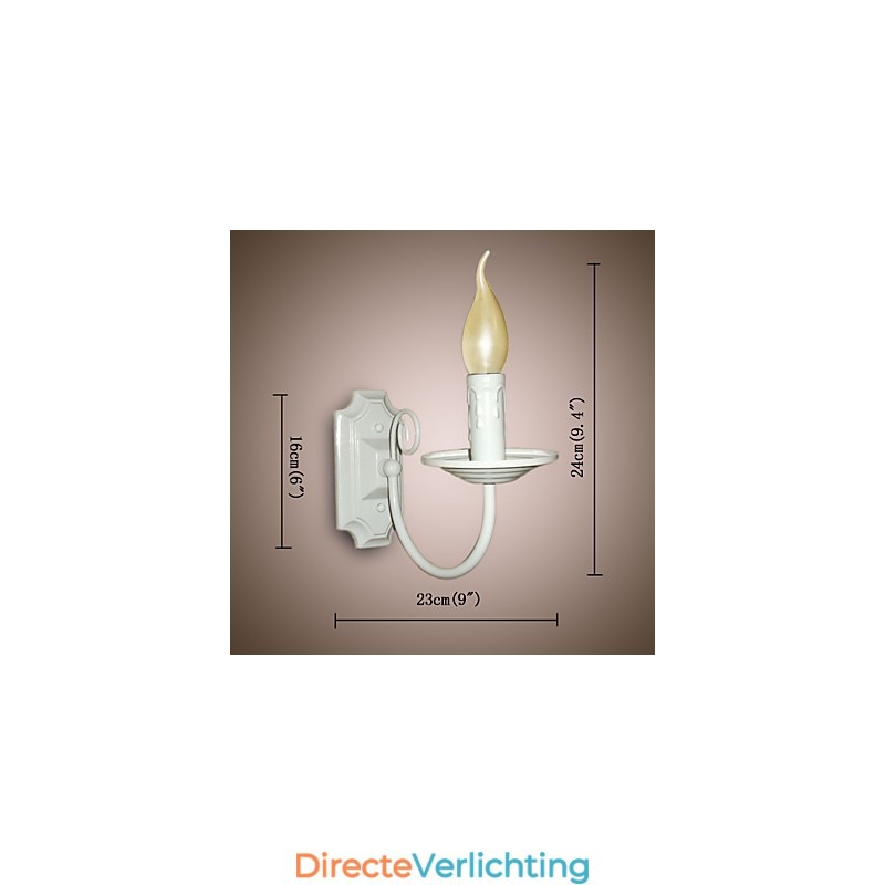Eenvoudige moderne wandlamp kaars enkele koplamp gang nachtkastje lamp