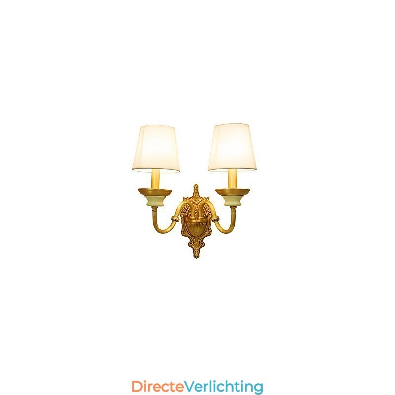 Eenvoudige landelijke traditionele klassieke messingfunctie voor mini-stijl uplight wandlampen wandlamp