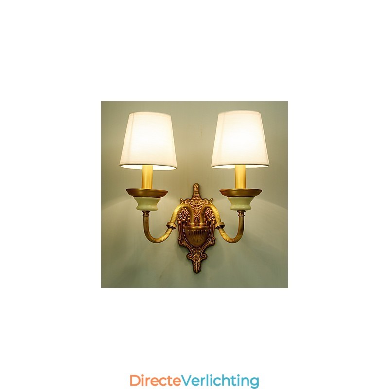 Eenvoudige landelijke traditionele klassieke messingfunctie voor mini-stijl uplight wandlampen wandlamp