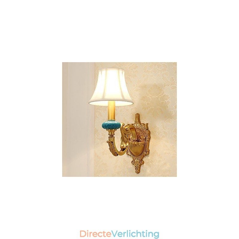Eenvoudige landelijke traditionele klassieke messingfunctie voor mini-stijl uplight wandlampen wandlamp