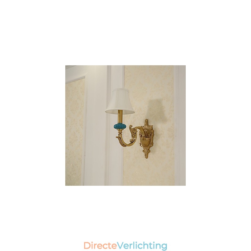 Eenvoudige landelijke traditionele klassieke messingfunctie voor mini-stijl uplight wandlampen wandlamp