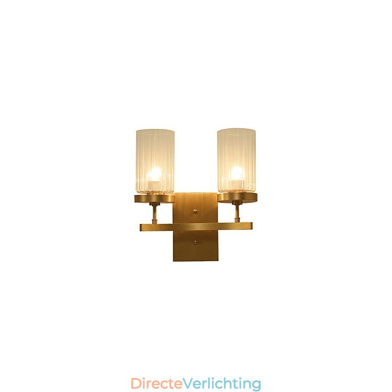Traditionele klassieke landelijke messingfunctie voor mini-stijl uplight wandlampen wandlamp