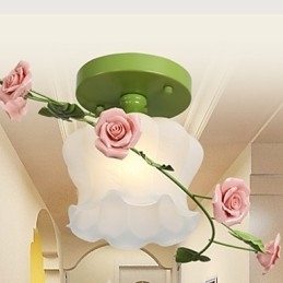 Valentijnsdag De rozentuin Bloemen en planten absorberen koepellicht