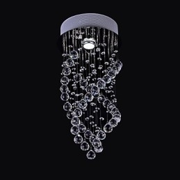 Moderne eigentijdse kristalchroom kristal inbouw