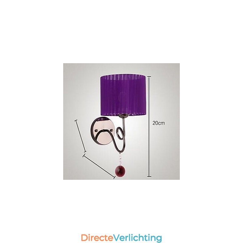 Moderne eigentijdse gegalvaniseerde kenmerkende uplight wandlampen wandlamp