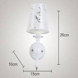 Moderne eigentijdse gegalvaniseerde kenmerkende uplight wandlampen wandlamp