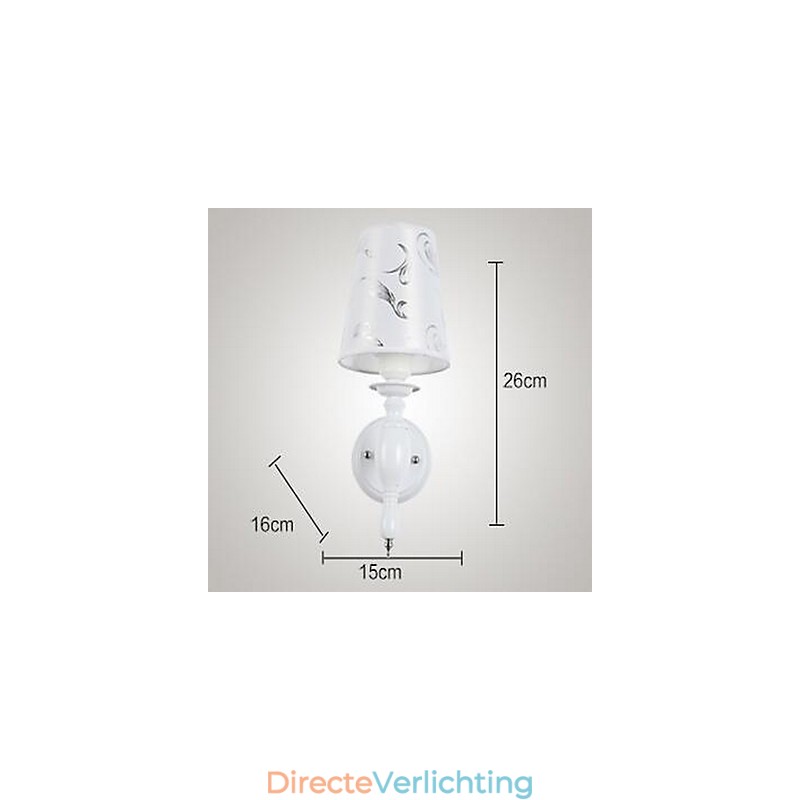 Moderne eigentijdse gegalvaniseerde kenmerkende uplight wandlampen wandlamp