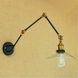 Rustieke Lodge Country Chrome-functie voor Swing Arm Ambient Light Swing Arm-verlichting
