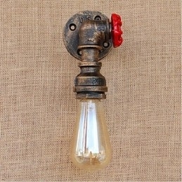 Nostalgia Eenvoudige Waterpijp Decoratieve Kleine Wandlamp Wandlamp