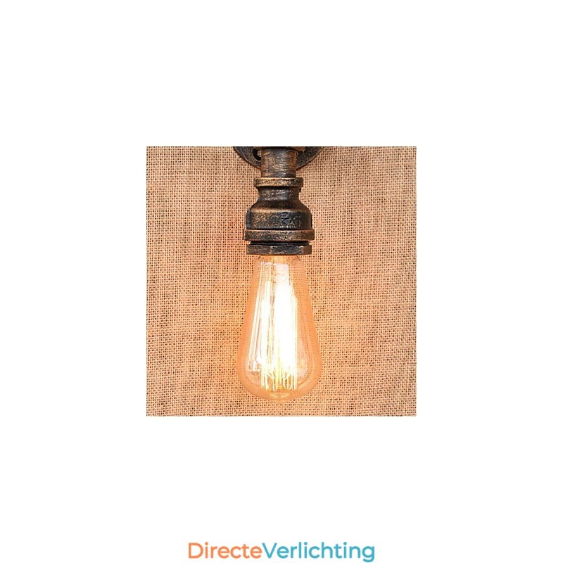 Nostalgia Eenvoudige Waterpijp Decoratieve Kleine Wandlamp Wandlamp