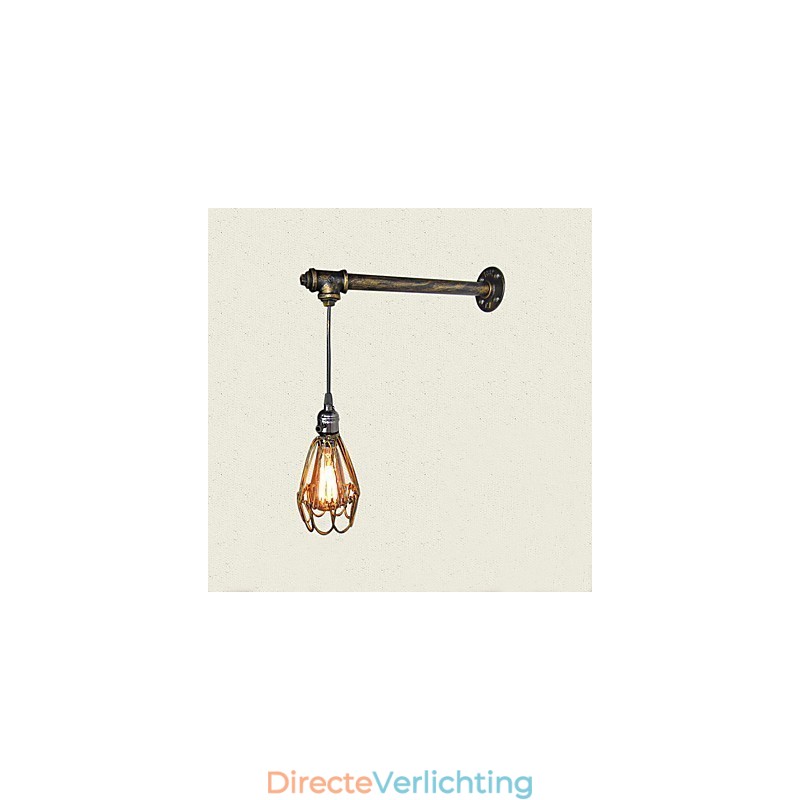 Loft vintage Wandlampen Met schakelaar Industriële Edison Fashion Simplicity Wandlamp Metalen Basiskap