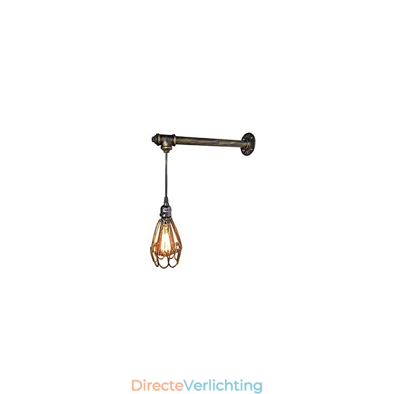 Loft vintage Wandlampen Met schakelaar Industriële Edison Fashion Simplicity Wandlamp Metalen Basiskap